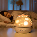 360° Rotating Starry Night Light – Magical Galaxy Projector 🌟🌙
