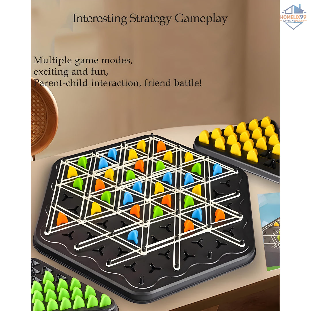 Chain Triangle Game – Brain-Boosting Strategy Game for Kids & Families 🔺🎲
