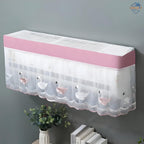 🌬️ Elegant Lace AC Cover (Indoor) – Stylish Dust Protection for Your AC ✨