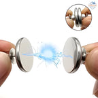 🪟 Magnetic Curtain Button Clips – No-Punch, Stylish, Reusable Clasps ✨