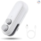 2-in-1 USB Mini Heat Sealer & Cutter for Plastic Snack Bags – Rechargeable, Magnetic, Pocket-Sized