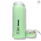 Nice Water Bottle – 400ml 💧🌈 | BPA-Free Glass Liner, Leak-Proof & Stylish