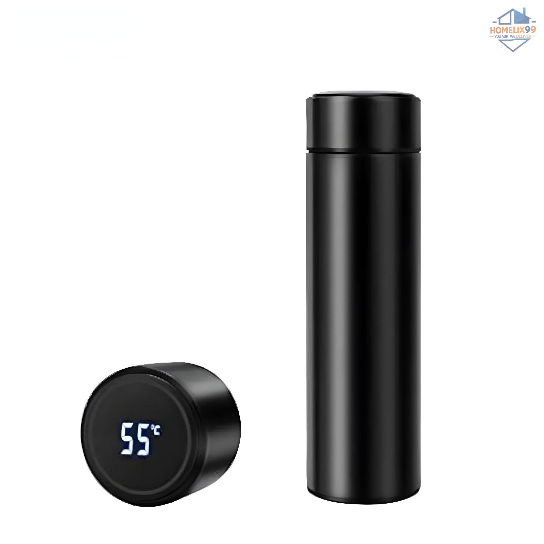 💧 SS Smart Vacuum Insulated Bottle (500ml) – LED Temperature Display | Hot & Cold Thermos 🔥❄️