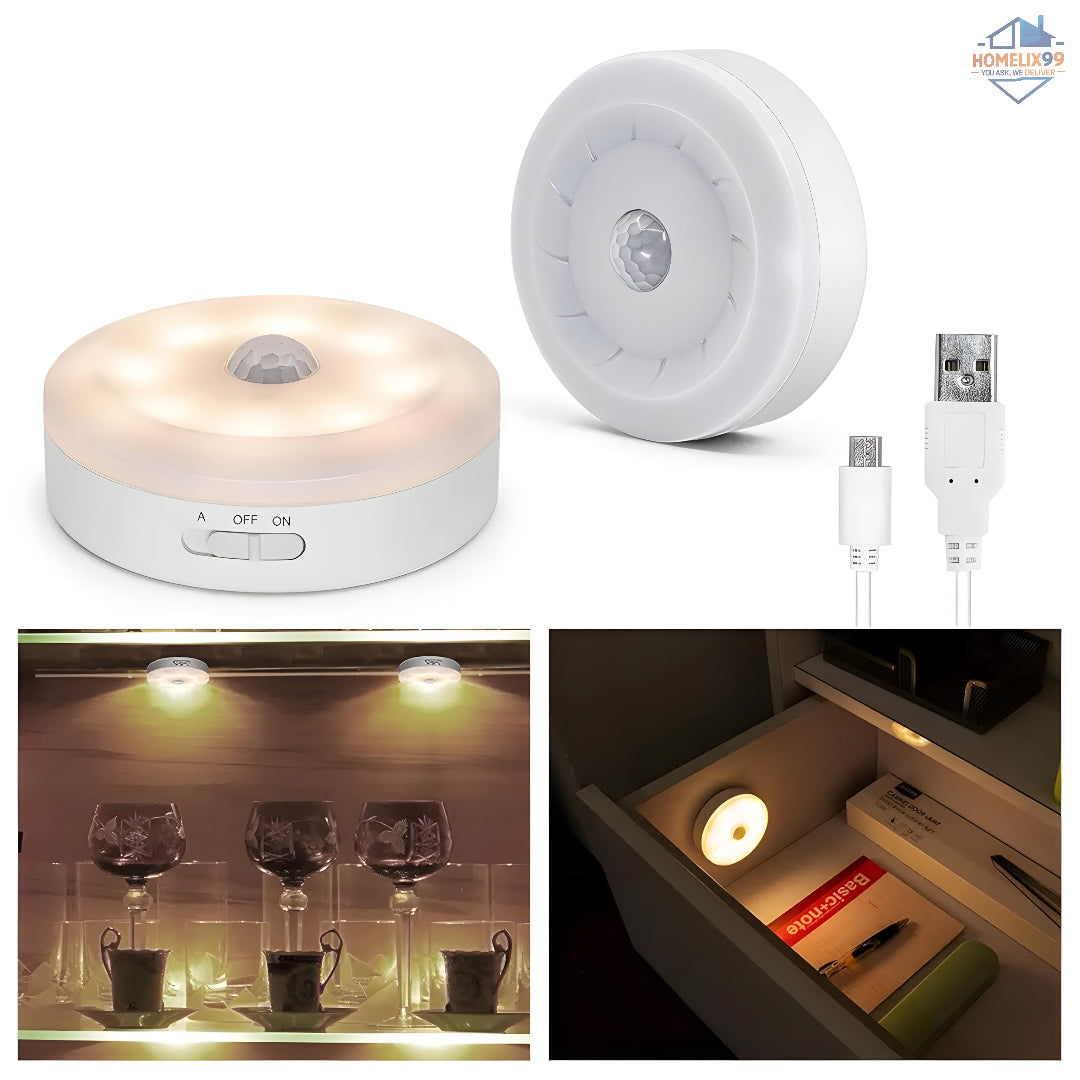 Sensor Rechargeable Motion Light – Wireless LED with USB Charging & Magnetic Mount 💡🔋