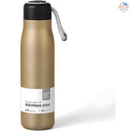 Stainless Steel Water Bottle (550ml) – Vacuum Insulated Hot & Cold Thermos 💧🔥❄️