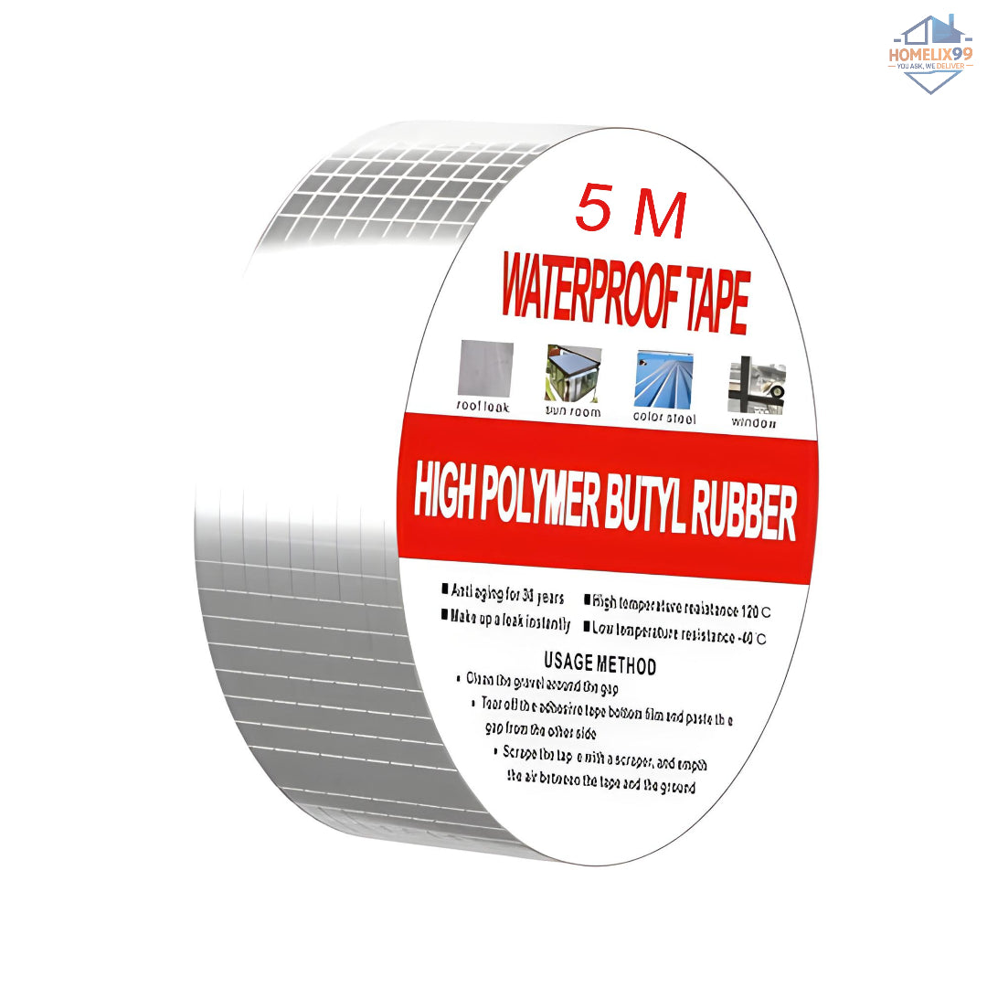 Waterproof Aluminium Rubber Tape – Heavy-Duty Leakage Repair & Sealant (16ft x 6in)