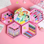 46-in-1 Colors Box Art Set – Creative Fun for Kids 🎨🖍️