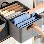 Premium Steel Frame Folding Cloth Storage Organizer – Window & Handles