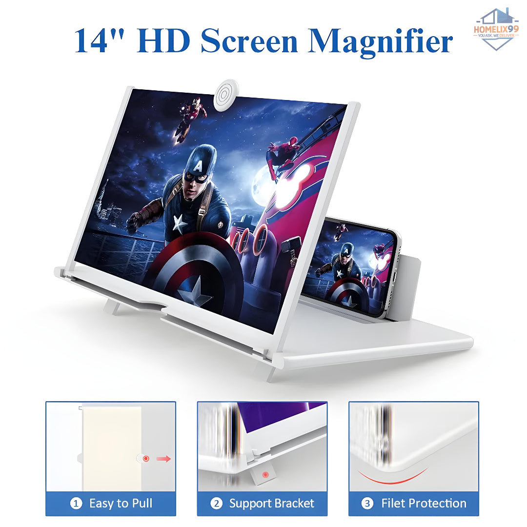 HD Mobile Screen Magnifier – 3D Video Amplifier for All Smartphones 📱📽️