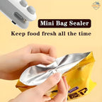 2-in-1 USB Mini Heat Sealer & Cutter for Plastic Snack Bags – Rechargeable, Magnetic, Pocket-Sized