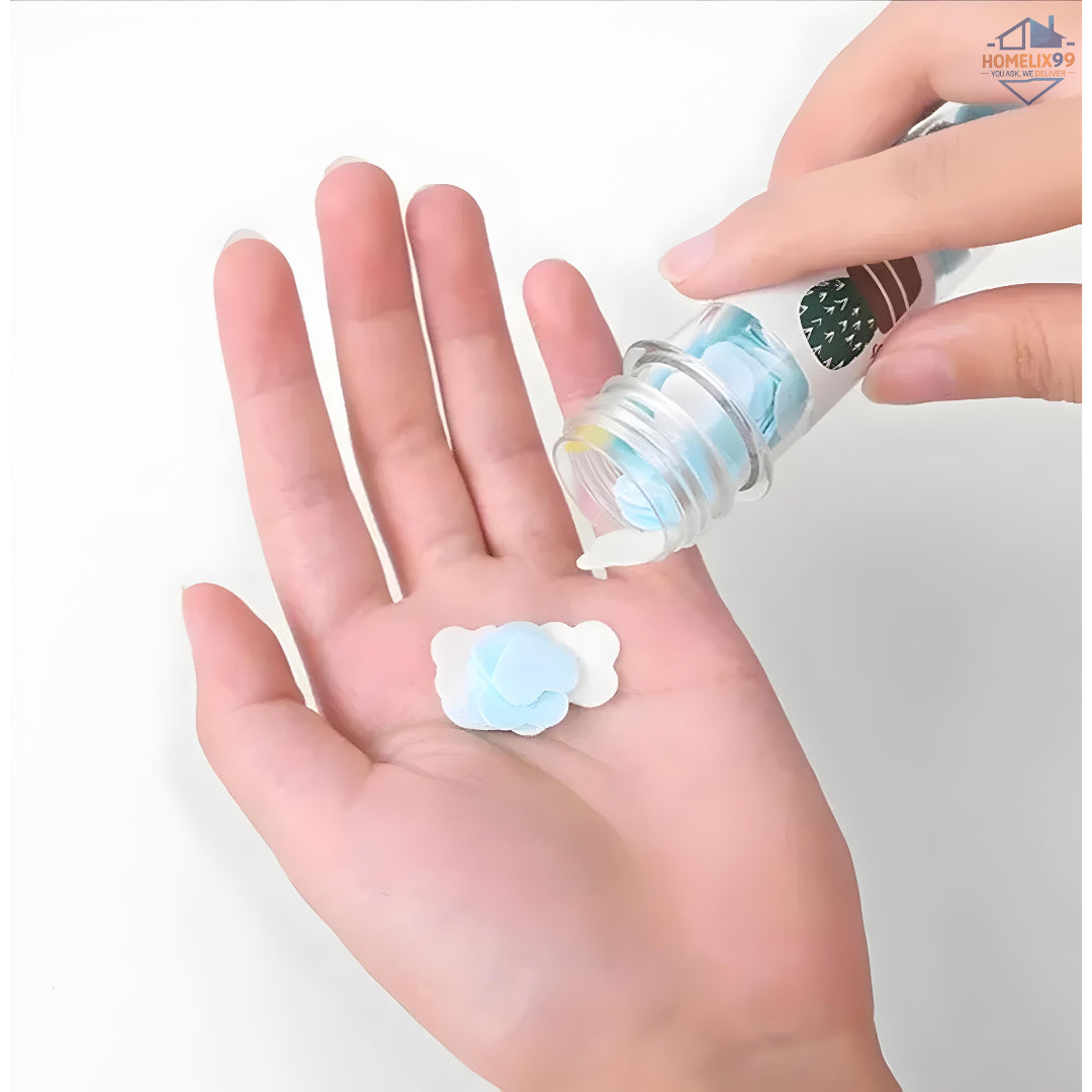 Paper Soap Bottle – Travel-Friendly Water-Soluble Soap Sheets 🧼✈️