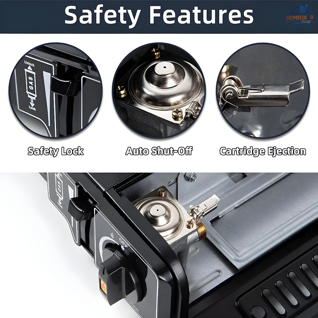 🔥 Portable Camping Gas Stove – Lightweight Outdoor Butane Burner for Hiking & Travel 🏕️🍳