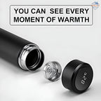 💧 SS Smart Vacuum Insulated Bottle (500ml) – LED Temperature Display | Hot & Cold Thermos 🔥❄️