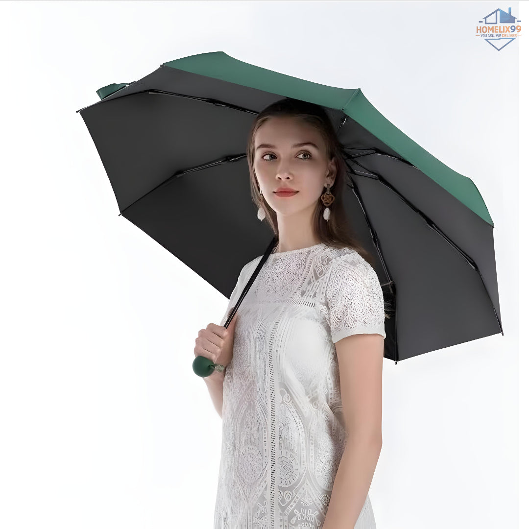 Mini Capsule Umbrella with Case – UV Protection, Windproof & Ultra-Portable (Random Color)