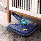 360° Rotatable Triangle Mop with Wring Function – Telescopic Floor Wiper & Microfiber Cleaner 🧼🧽