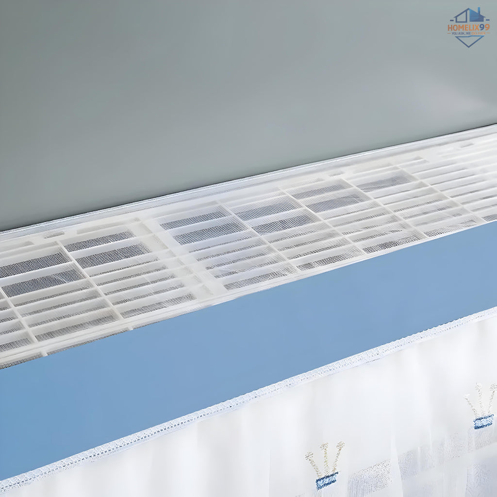 🌬️ Elegant Lace AC Cover (Indoor) – Stylish Dust Protection for Your AC ✨