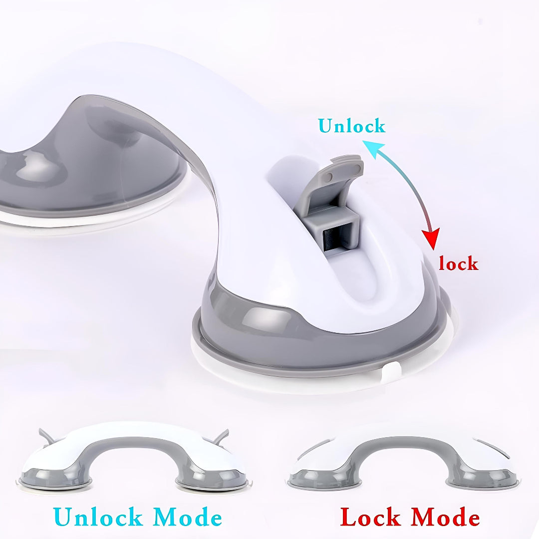 Magic Helping Handle – Suction Grab Bar for Bathroom, Toilet & Kitchen (No Drill Installation)