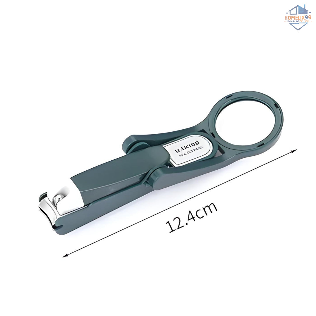 Magnifying Nail Clipper – Precision Nail Cutter with 3X Lens & Stainless Steel Blade