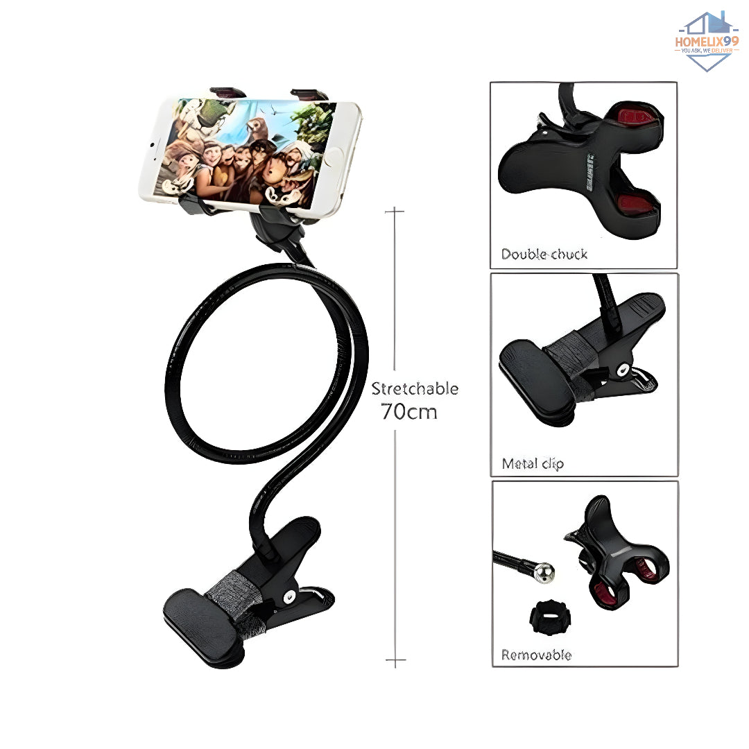 📱 Heavy Duty Mobile Tabletop Stand – Foldable, Adjustable & Metal Built 🔩