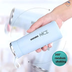 Nice Water Bottle – 400ml 💧🌈 | BPA-Free Glass Liner, Leak-Proof & Stylish