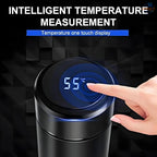 💧 SS Smart Vacuum Insulated Bottle (500ml) – LED Temperature Display | Hot & Cold Thermos 🔥❄️