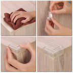 Silicone Corner Protector – Baby Safety Guards for Furniture, Tables & Beds (L-Shape, 4 Pcs Set)