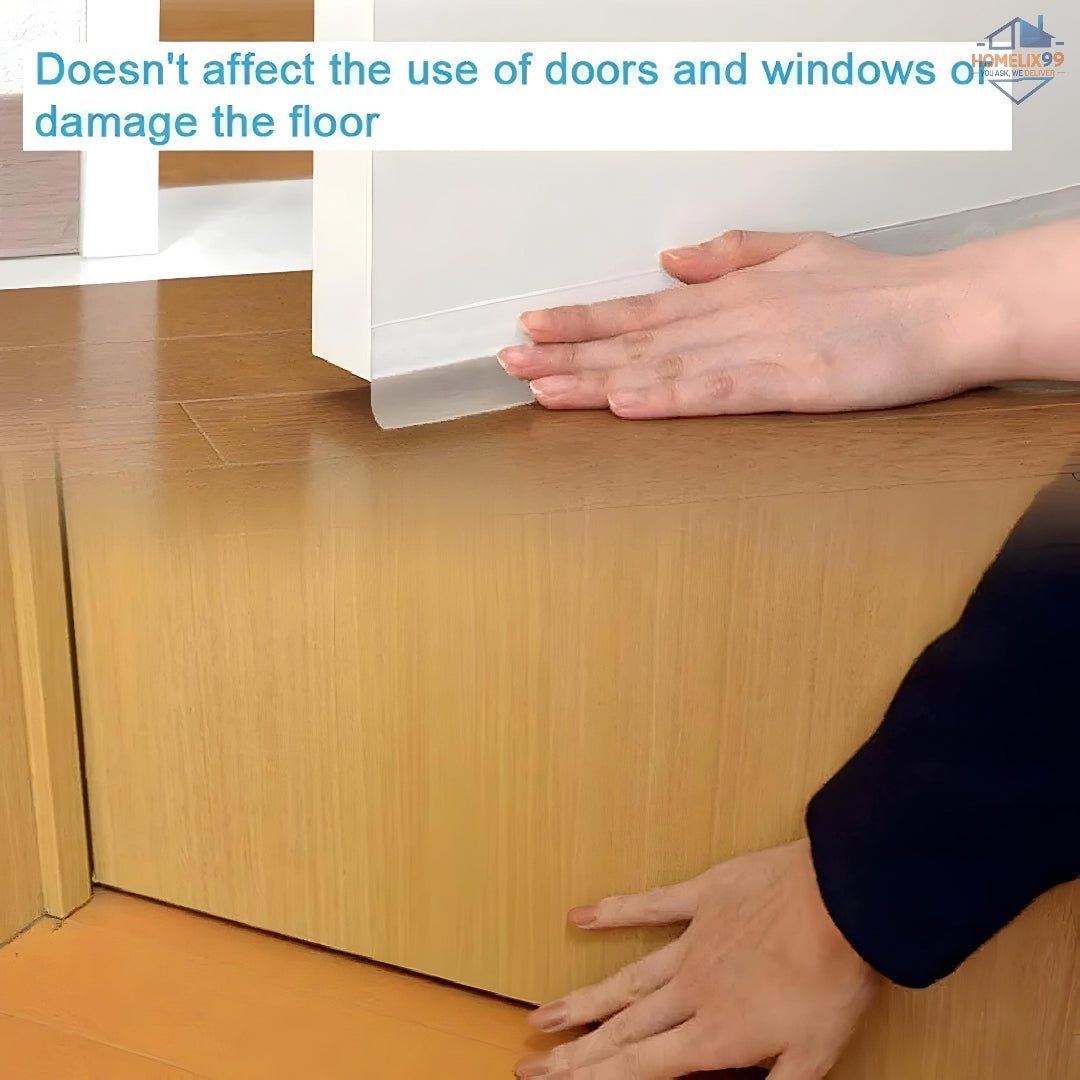 3M Self-Adhesive Silicone Door & Window Seal Strip – Windproof, Soundproof, Dustproof (3 Meter Roll)