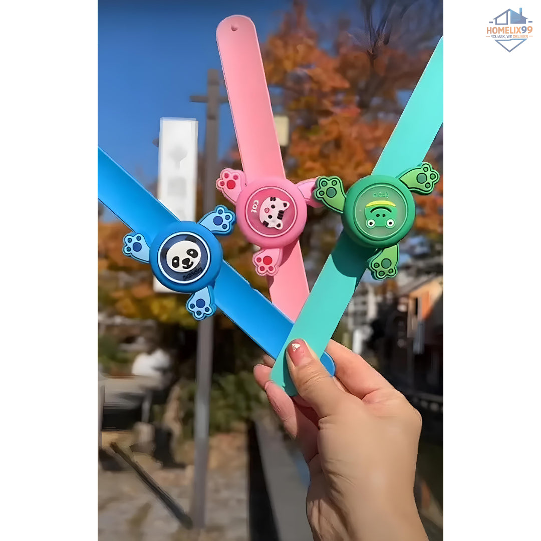 Spinning Slap Band with LED Lights – Fun & Safe Wrist Accessory for Kids! 🎉🌟
