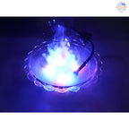 Magical Mist & Lights Transformation – 12 LED Color-Changing Ultrasonic Mist Maker 💨🌈