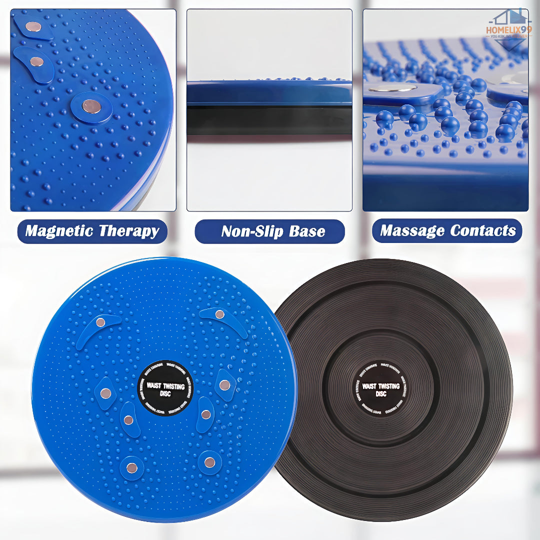 Twisting Waist Disc Body Twister – Magnetic Therapy Balance Board for Home Workouts