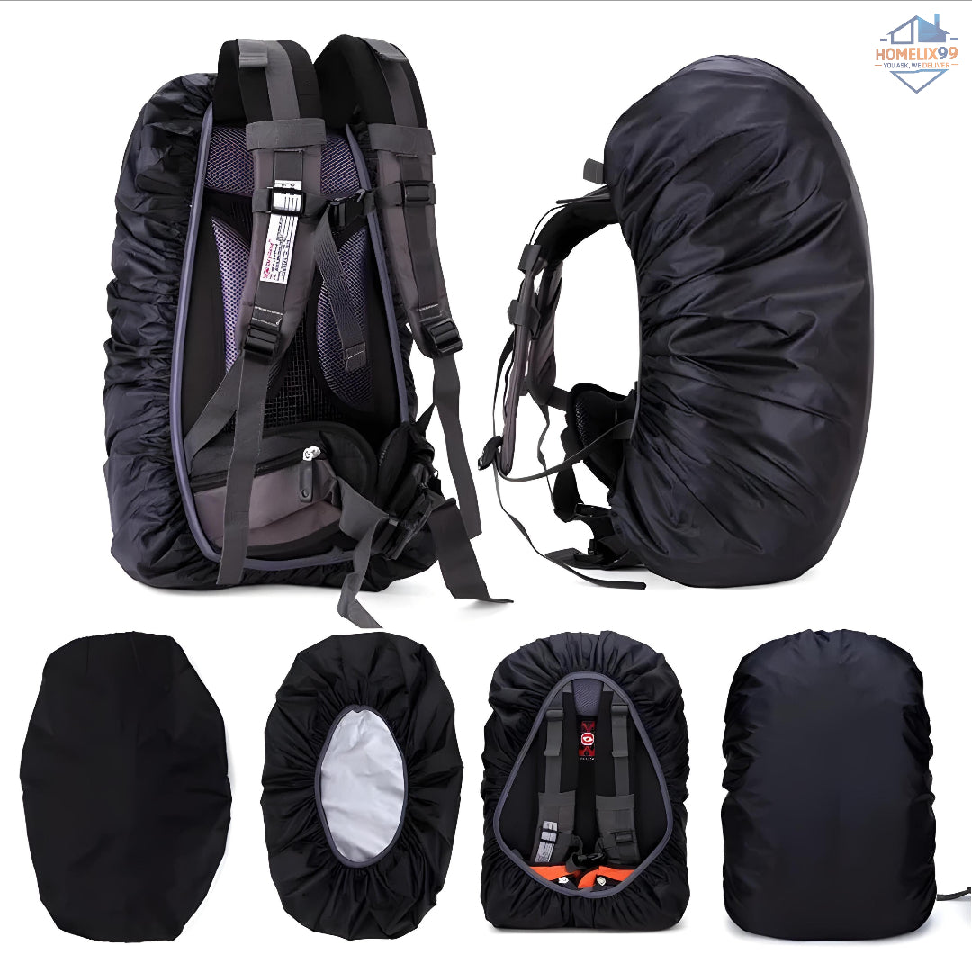 Waterproof Backpack Rain Cover with Buckle Strap – Dustproof, Windproof & UV Resistant
