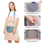 🧑‍🍳 Waterproof Kitchen Apron – Adjustable Fit with Pockets & Towel Sides for Cooking & Cleaning 🍳🧼