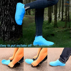 Waterproof Silicone Shoe Covers – Reusable, Anti-Slip, Stretchable Overshoes for Rain, Mud & Outdoor Use