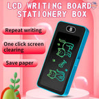 ✨📚 LCD Writing Tablet + Pencil Box for Kids – Doodle & Store Combo 💼🖊️