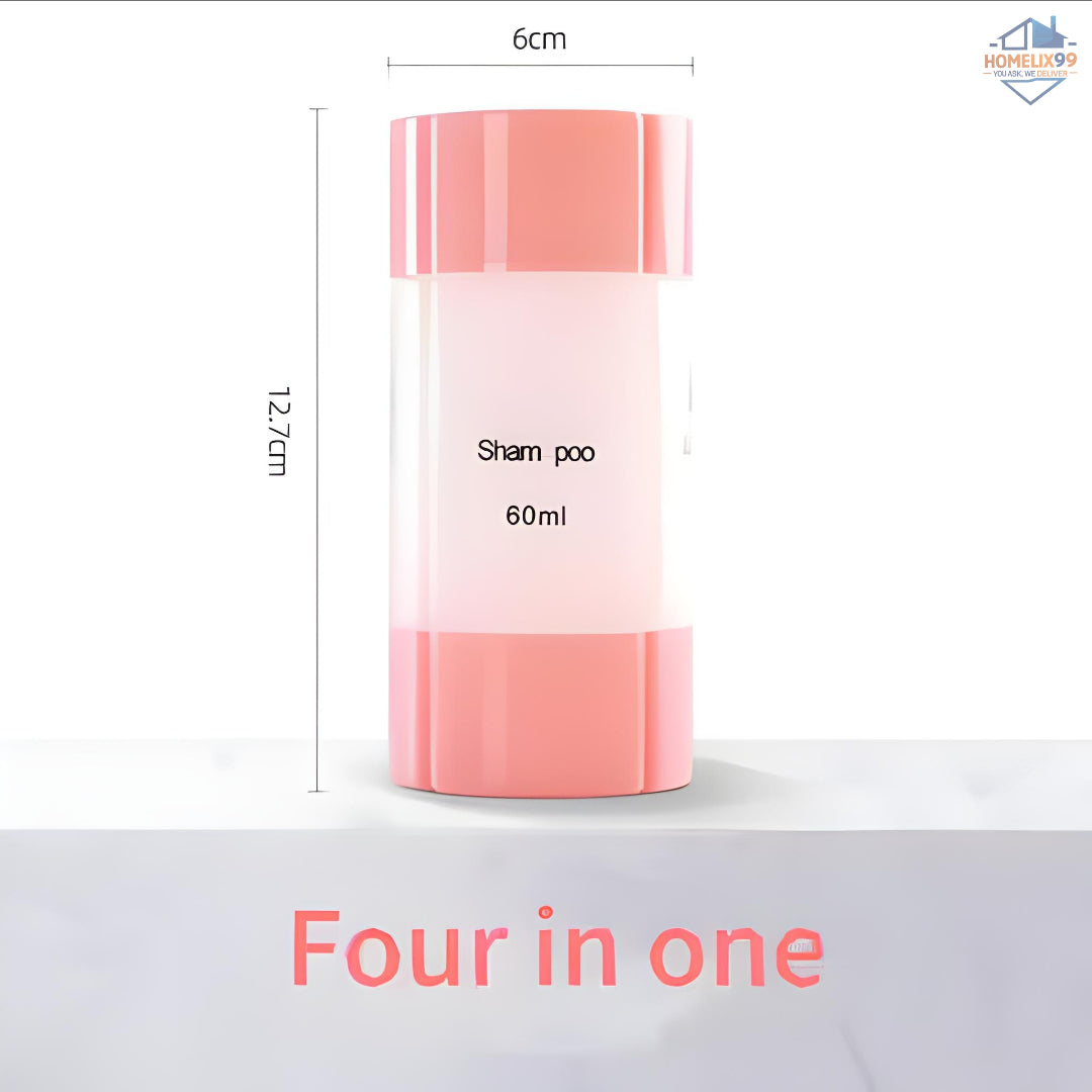 ✈️ 4-in-1 Travel Bottles – Refillable Leakproof Toiletry Dispenser 💼🧴