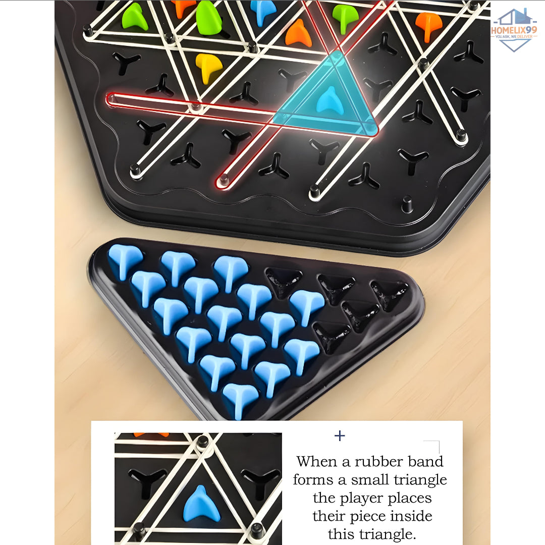 Chain Triangle Game – Brain-Boosting Strategy Game for Kids & Families 🔺🎲