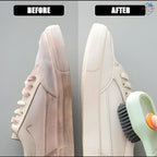 Shoe Cleaning Brush with Built-in Liquid Soap Dispenser – Soft Bristles for Shoes, Clothes & Sneakers