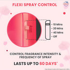Godrej aer Matic Automatic Air Freshener Kit + Hand Spray – Petal Crush Pink Combo