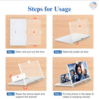 HD Mobile Screen Magnifier – 3D Video Amplifier for All Smartphones 📱📽️