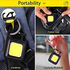 Mini Rechargeable Flashlight Keychain – 800 Lumens with Magnet, Bottle Opener & Stand