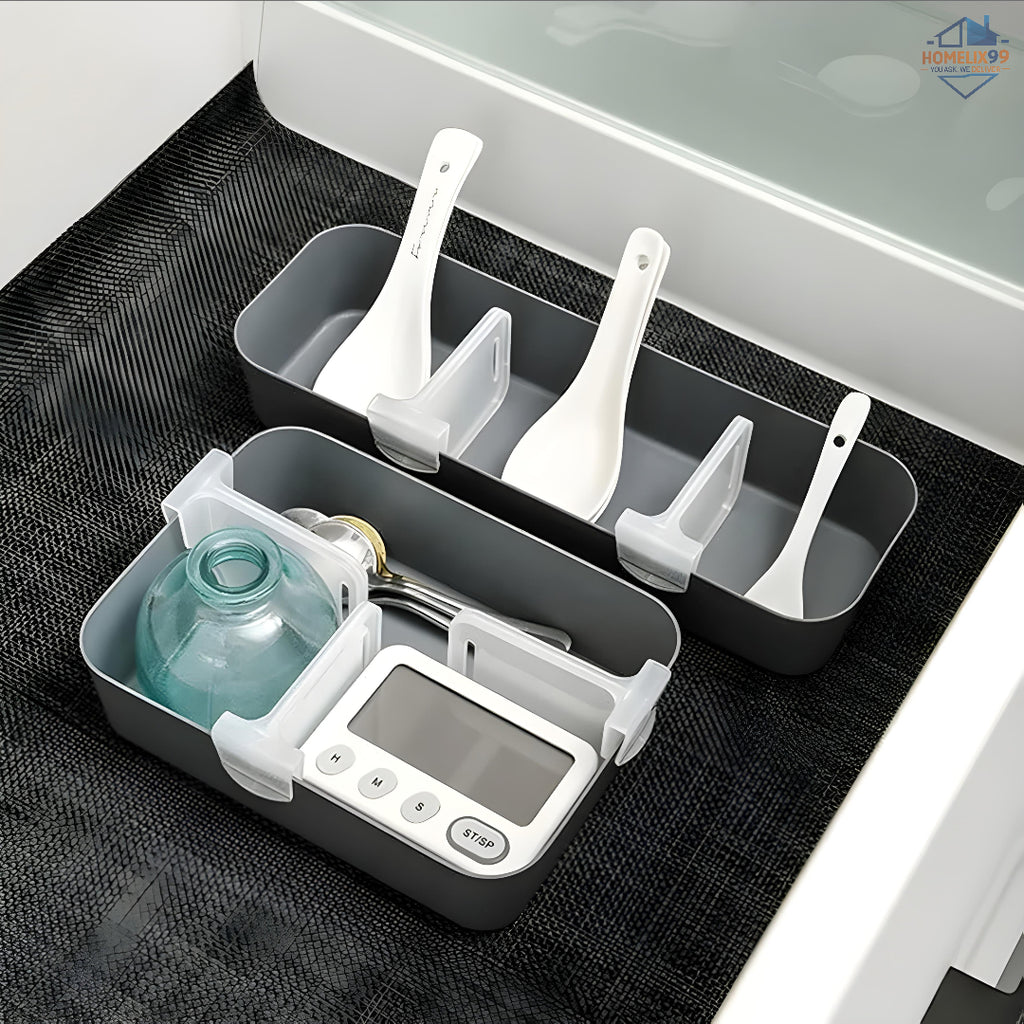 Refrigerator Drawer Shelf Divider Clip (6 pcs) – Fridge & Drawer Organizer 🧊🧺