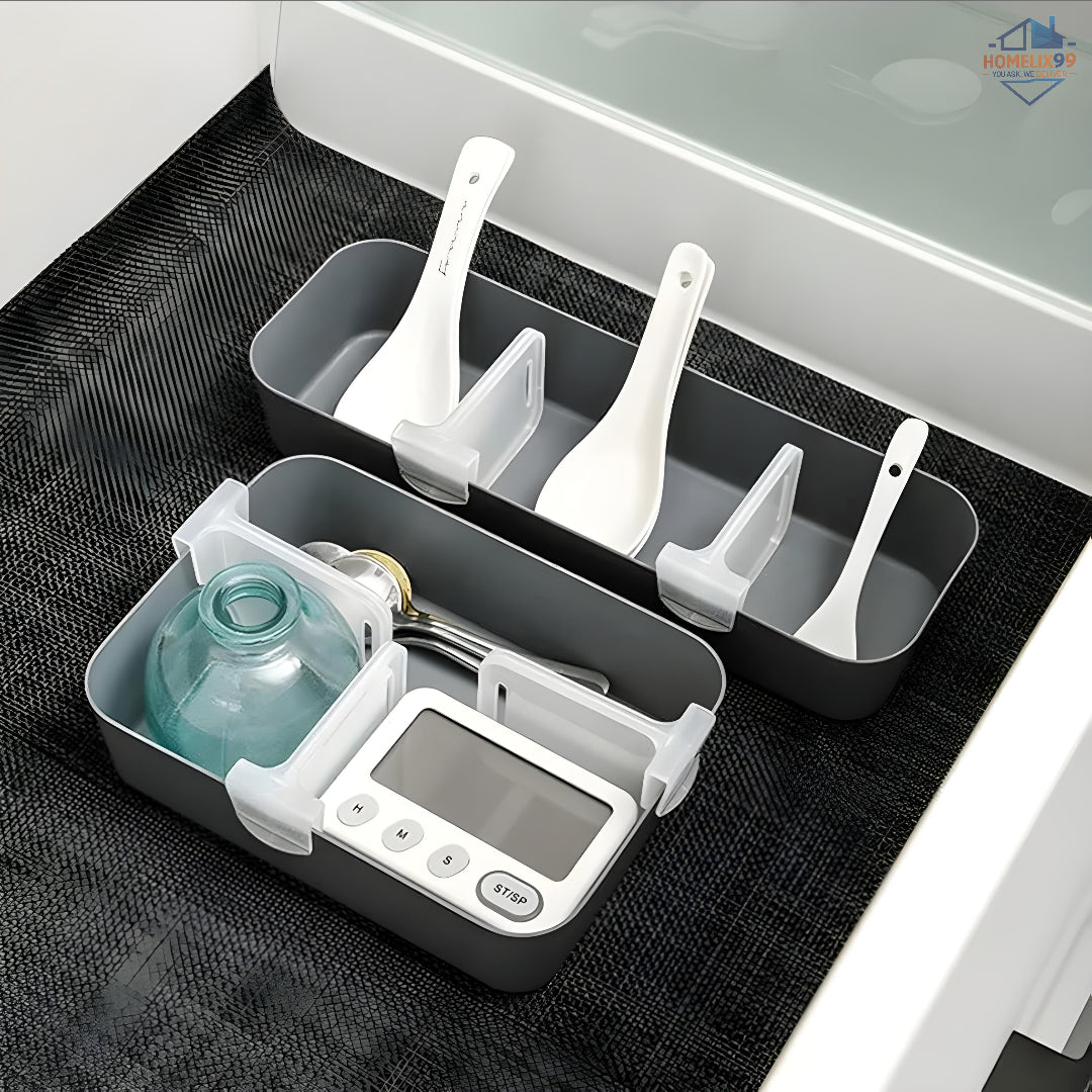 Refrigerator Drawer Shelf Divider Clip (6 pcs) – Fridge & Drawer Organizer 🧊🧺