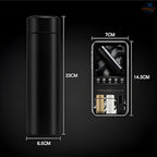 💧 SS Smart Vacuum Insulated Bottle (500ml) – LED Temperature Display | Hot & Cold Thermos 🔥❄️