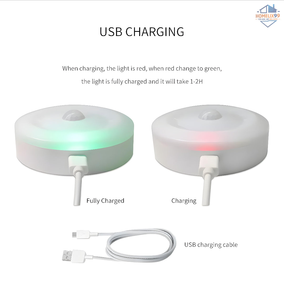 Sensor Rechargeable Motion Light – Wireless LED with USB Charging & Magnetic Mount 💡🔋