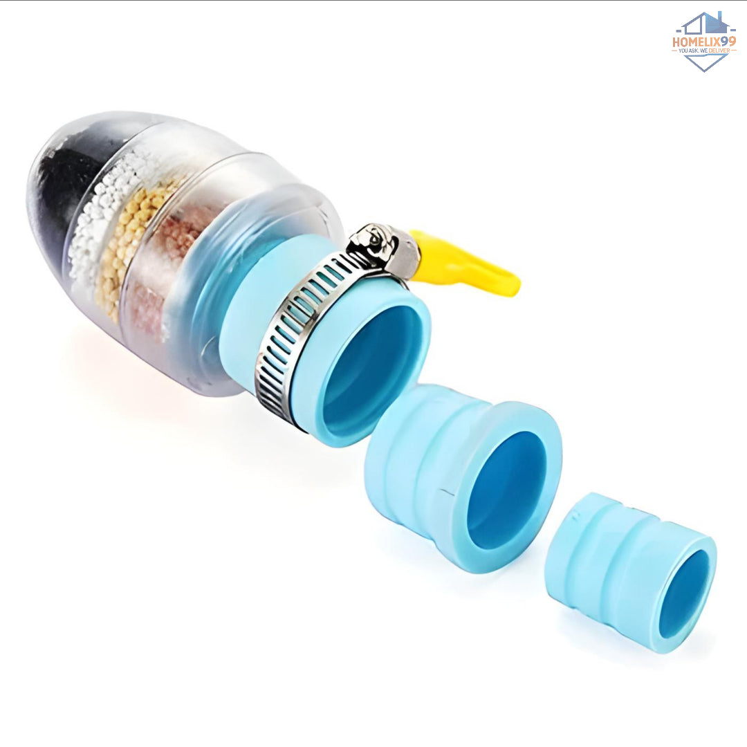 Six-Layer Carbon Faucet Filter – Universal Kitchen Tap Water Purifier