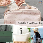 Leakproof Travel Soap Box – Waterproof & Durable Soap Holder (Random Color)