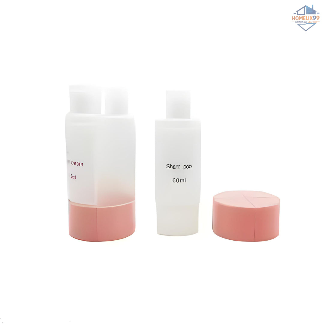 ✈️ 4-in-1 Travel Bottles – Refillable Leakproof Toiletry Dispenser 💼🧴