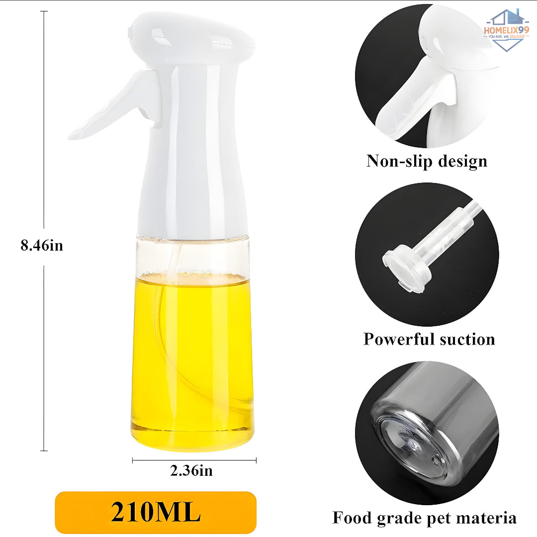 Glass Oil Sprayer Bottle for Cooking – Fine Mist Dispenser for Frying, Grilling & Air Fryer Use