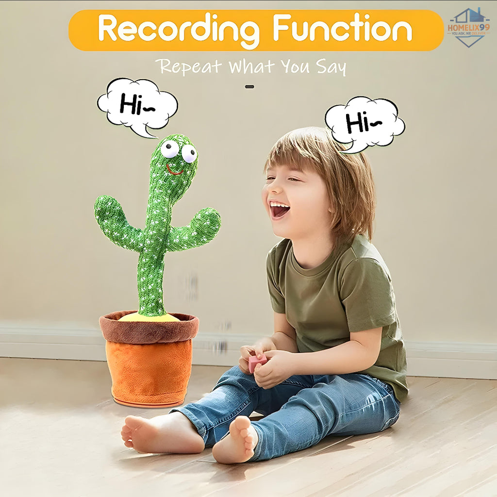 Dancing Cactus – Talking, Singing & Wiggling Toy for Kids 🌵🎶