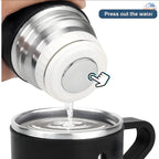 Double Wall Stainless Steel Vacuum Flask – 500ml Hot & Cold Thermos Bottle with Built-in Cup